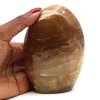 Decoratieve natuurlijke honing calciet - 0