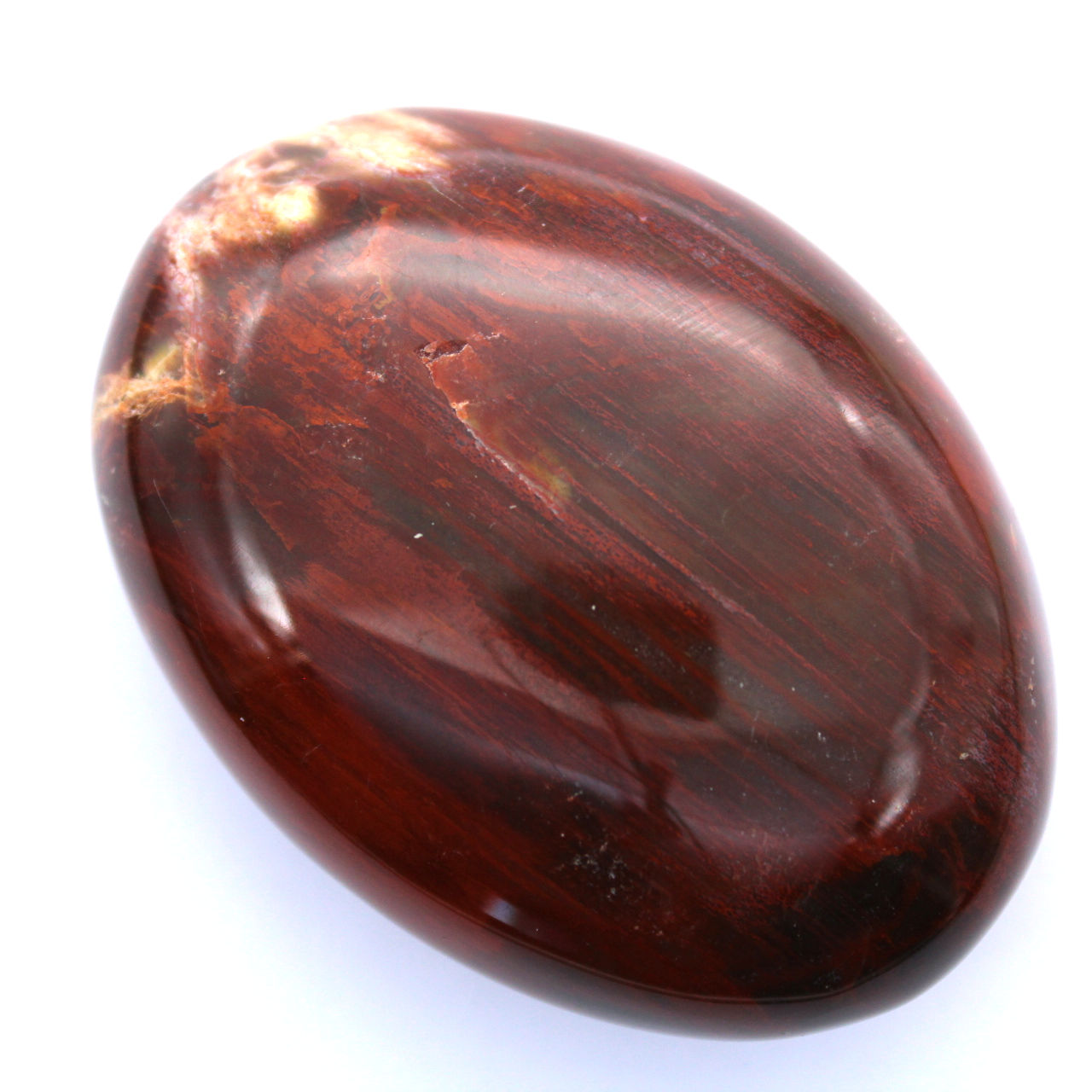 Kiezelsteen van rode jaspis