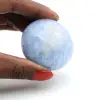 Blauwe calciet steentjes - 1