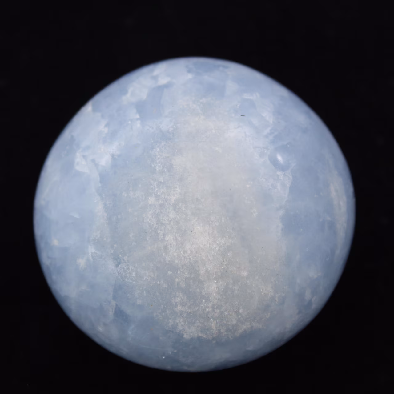 Blauwe calciet steentjes