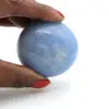 Blauwe calciet steentjes - 1
