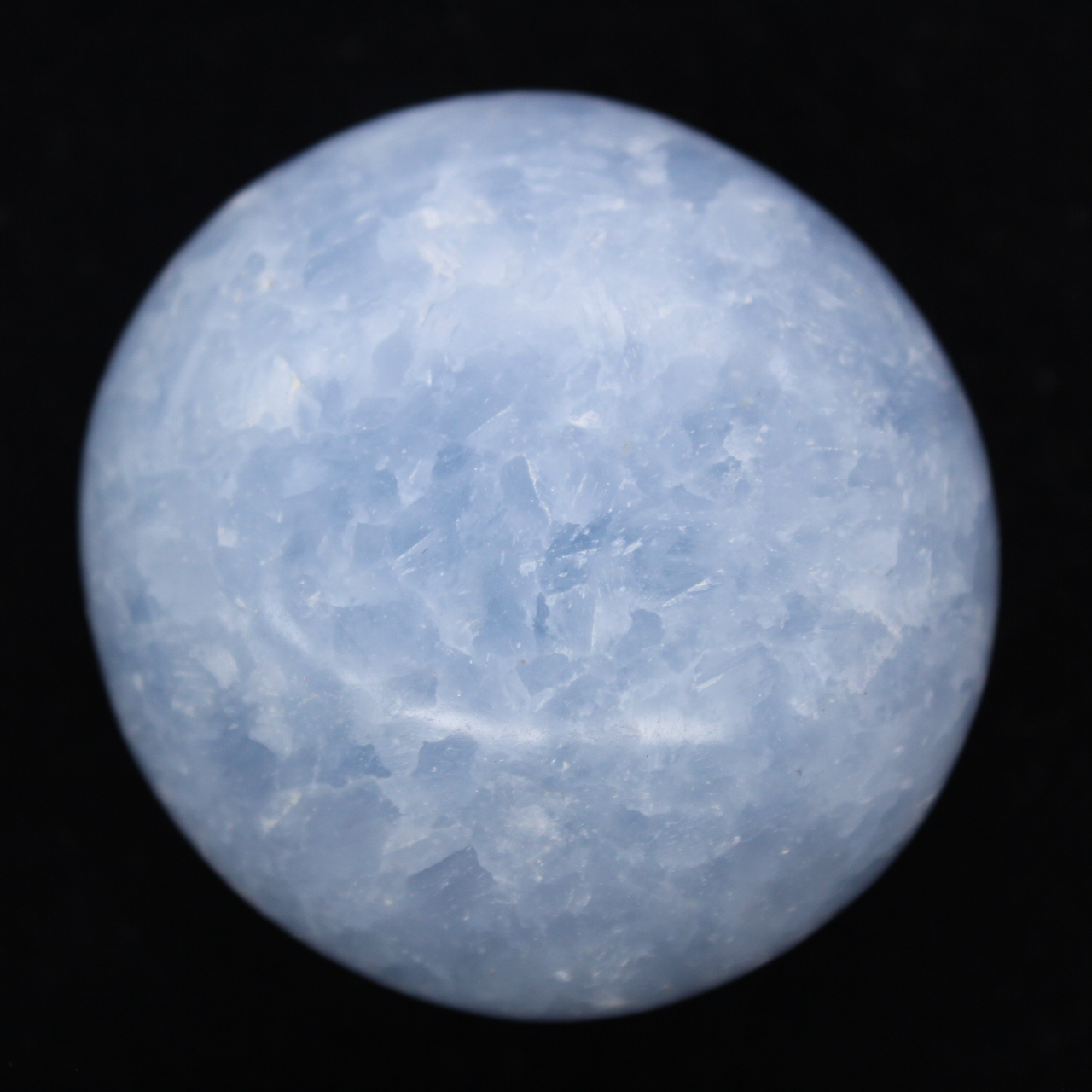 Blauwe calciet steentjes
