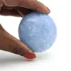 Blauwe calciet steentjes - 1