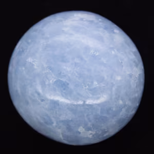 Blauwe calciet steentjes