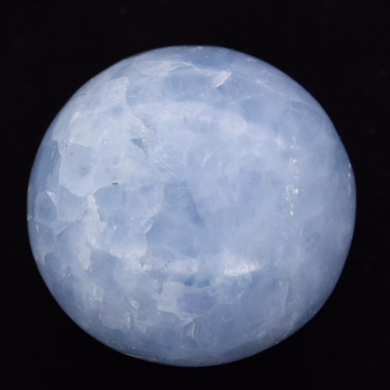 Blauwe calciet steentjes