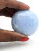 Blauwe calciet steentjes - 1
