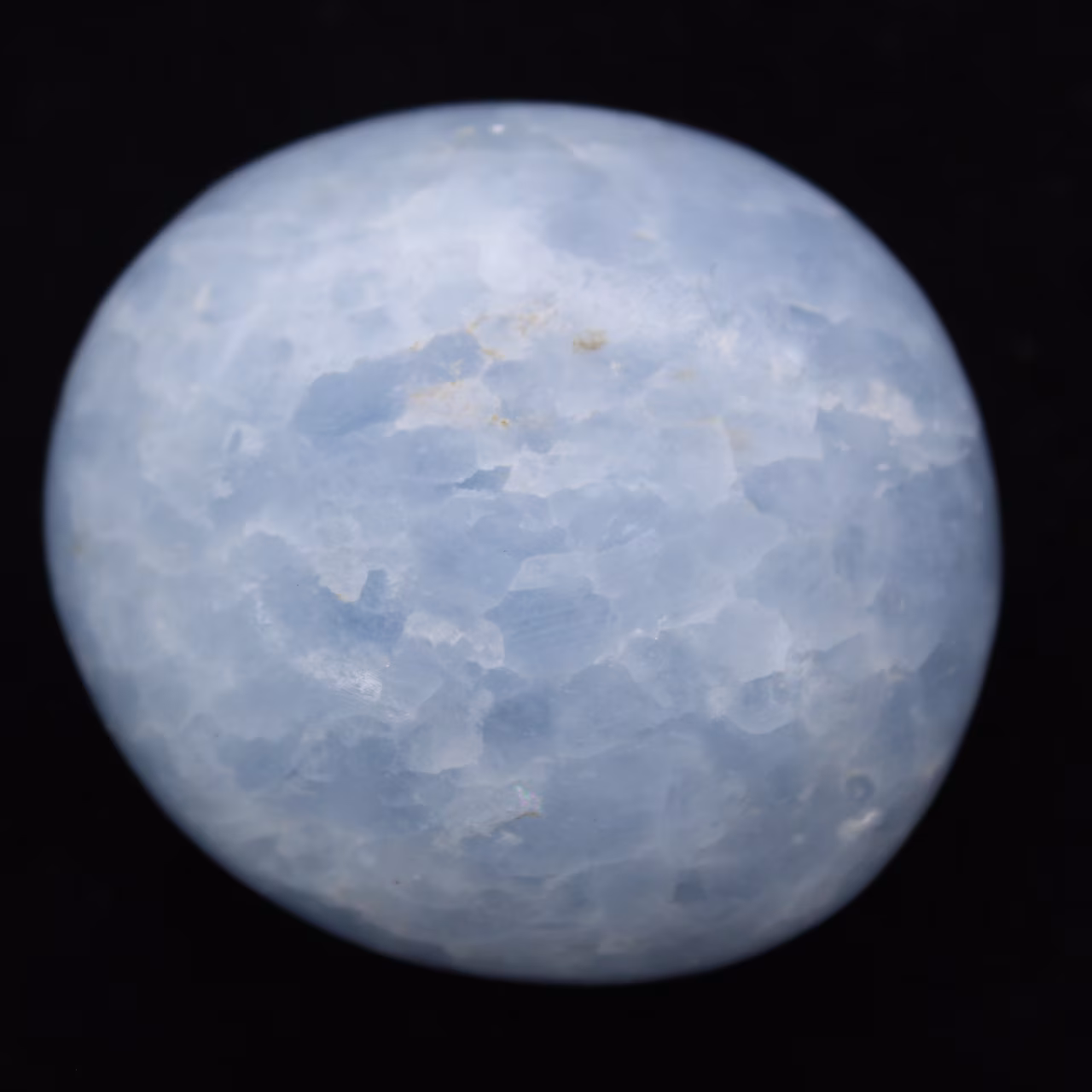 Blauwe calciet steentjes