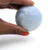 Blauwe calciet steentjes - 1