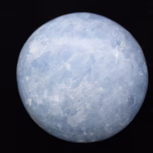 Blauwe calciet steentjes