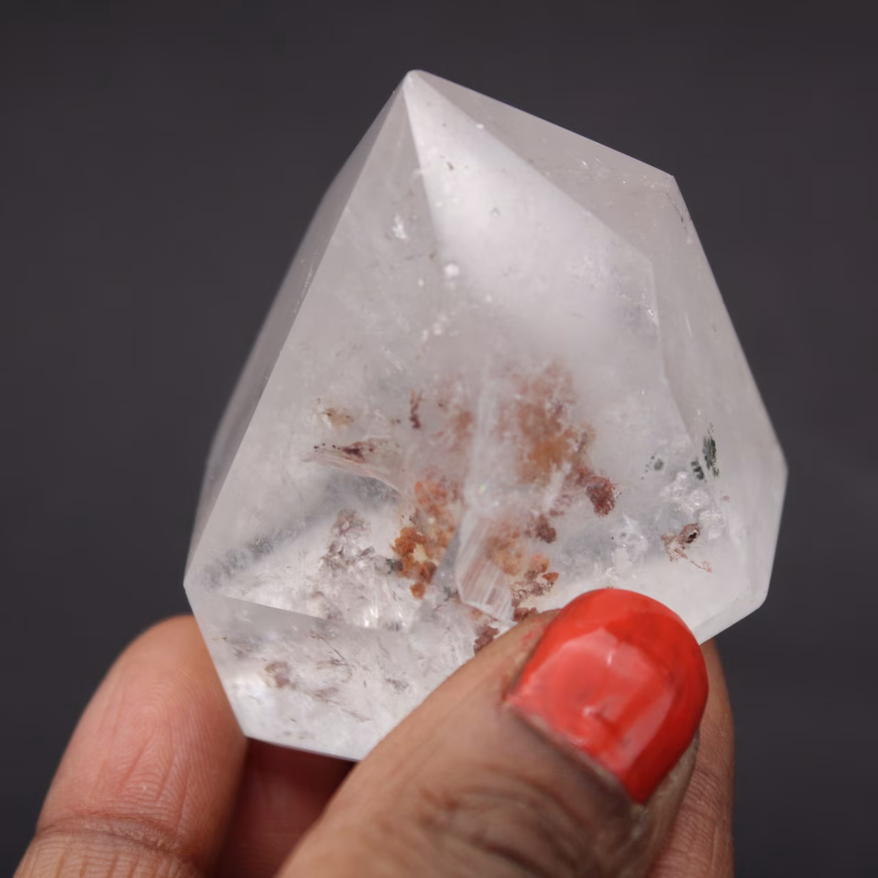Bergkristal met insluitsel
