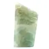 Groene fluoriet blok heptaëder - 1