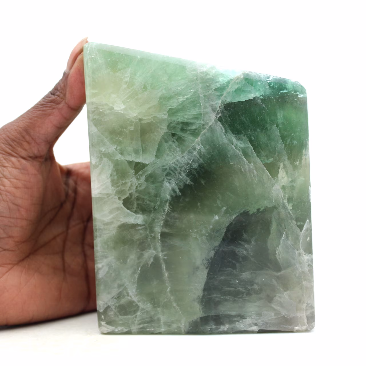 Groene Fluoriet Hexaëder