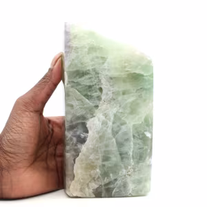 Groene fluoriet heptaëder