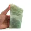 Groene fluoriet blok heptaëder - 0