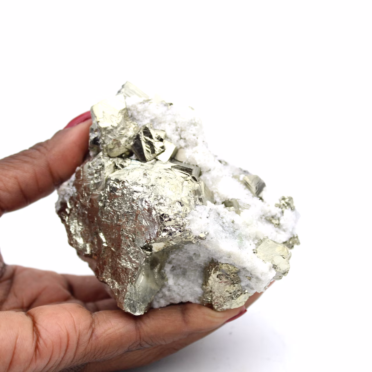 Natuurlijk pyriet uit peru