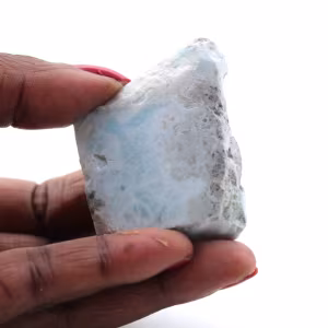 Semi-gepolijste larimar plaquette