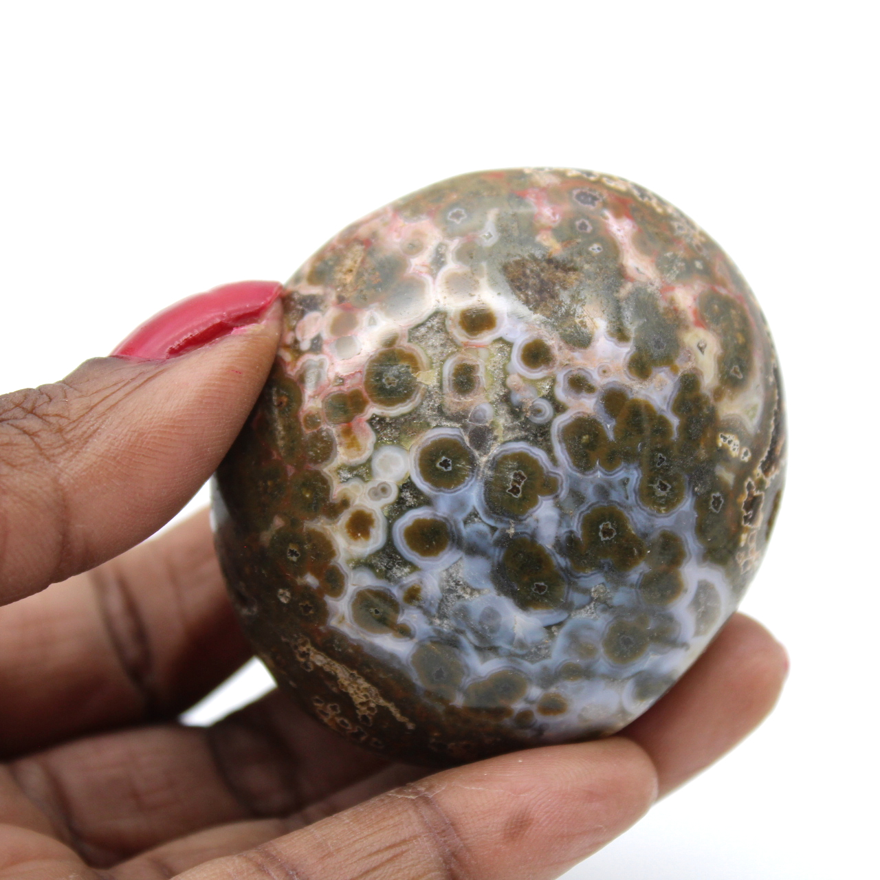 Orbiculaire jasper kiezelsteen