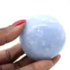 Blauwe calcietkiezel - 0