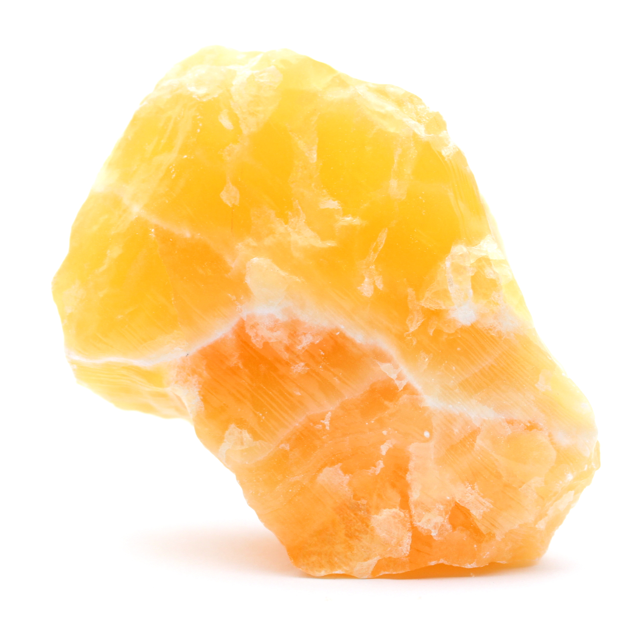 Ruwe oranje calciet