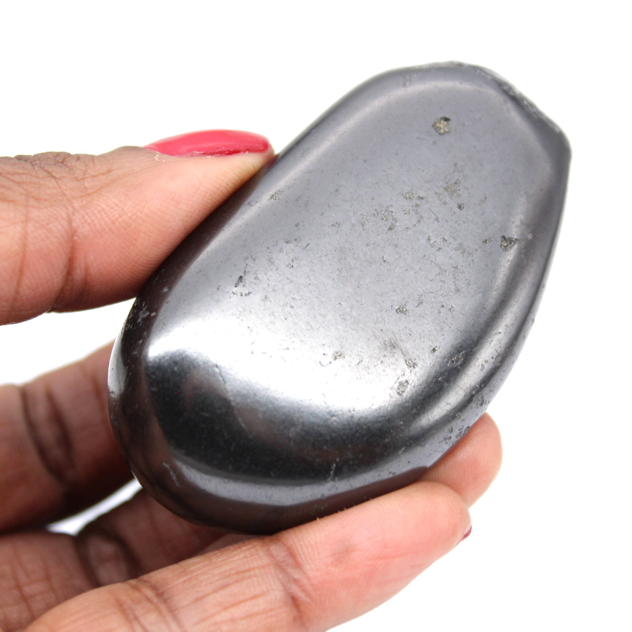Sier gepolijste shungite