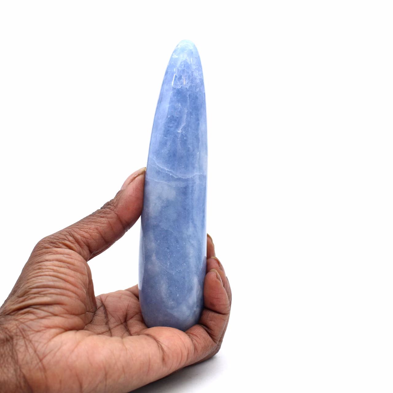 Blauwe calciet massagestick