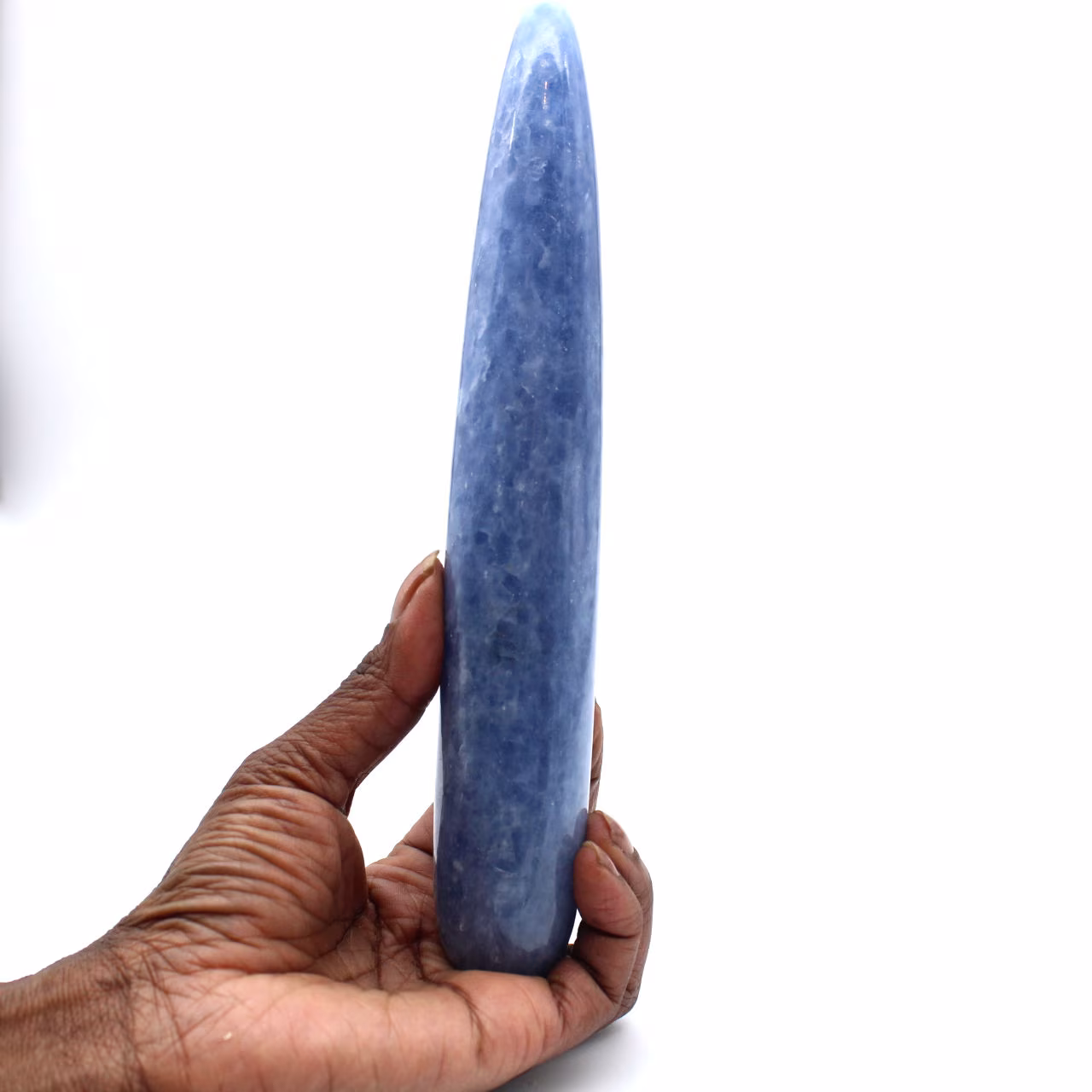 Blauwe calciet massagestick