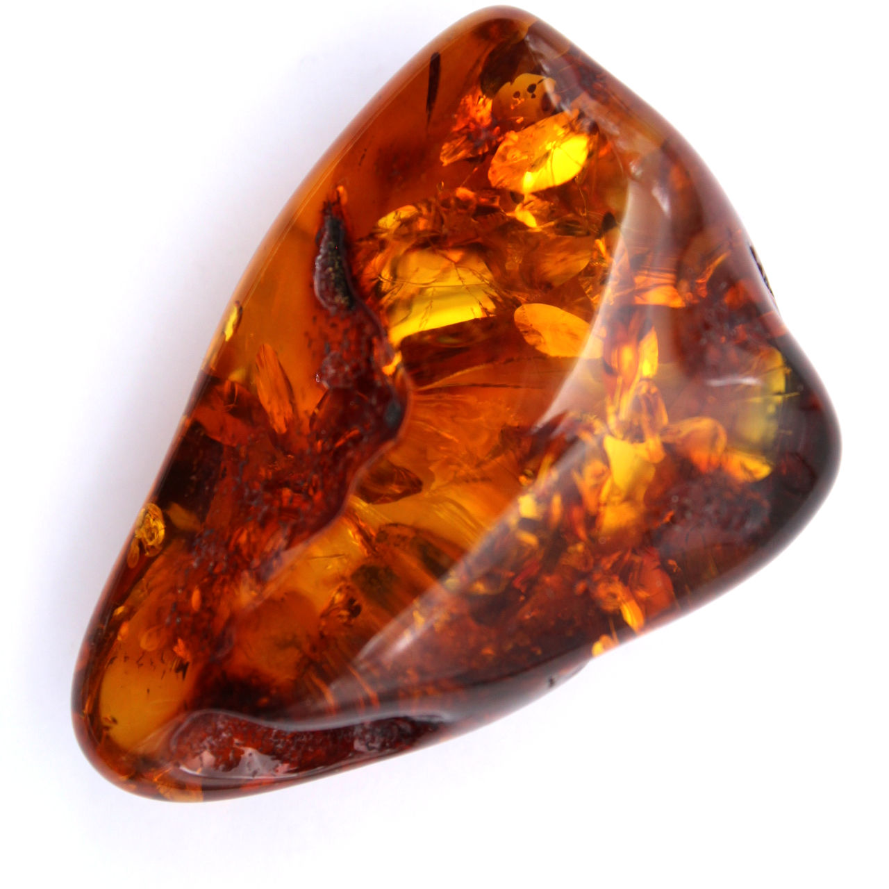 Natuurlijk geel amber