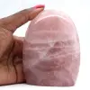 Gepolijste rozenkwarts - 0