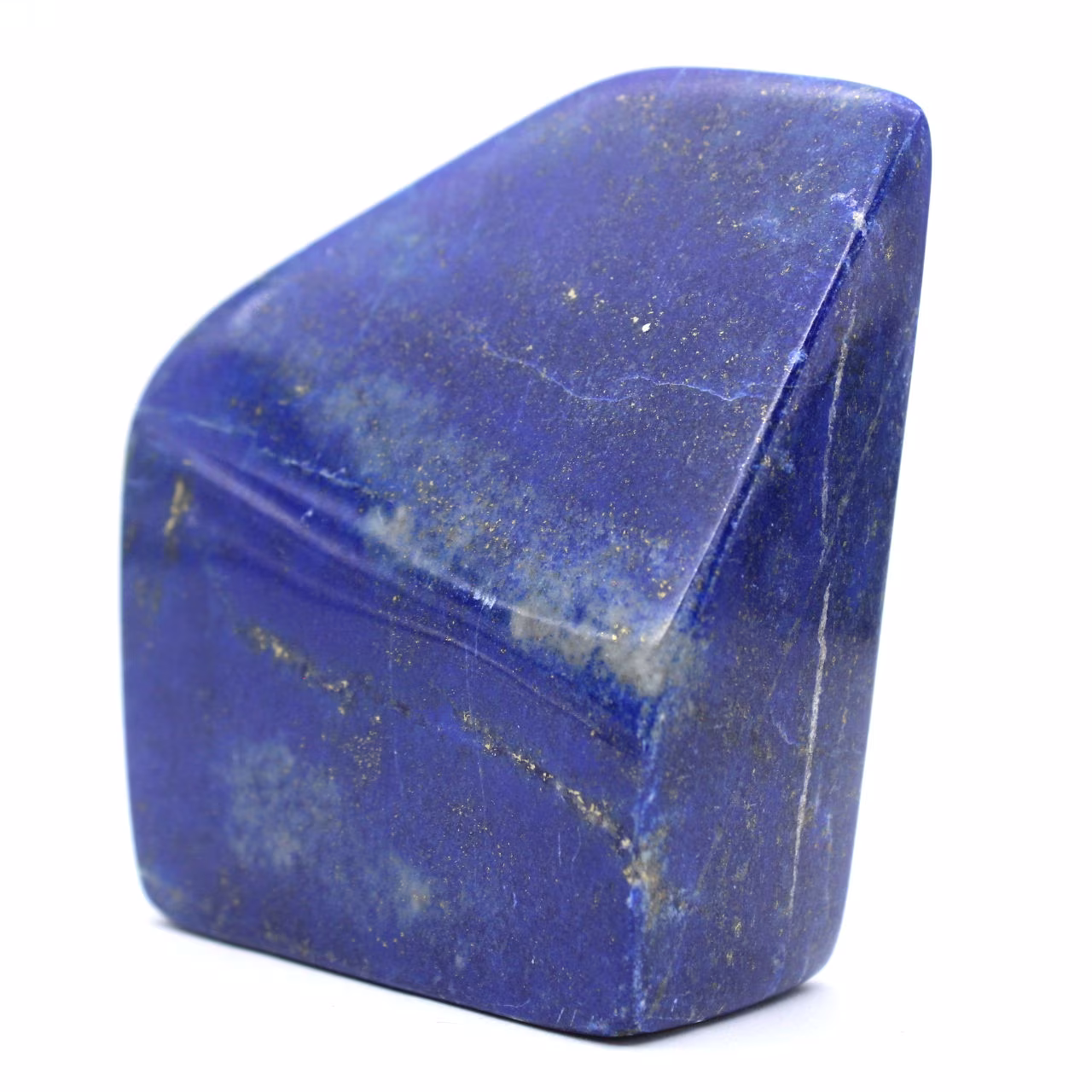 Pedra lapis lazuli polida
