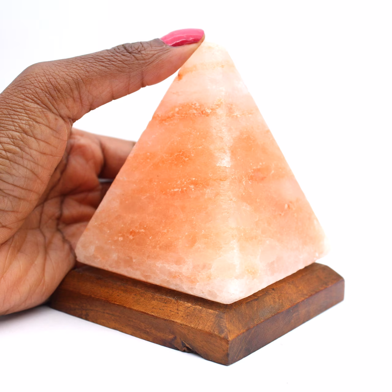Himalaya roze zoutpiramidelamp