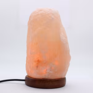Zoutsteenlamp uit de Himalaya
