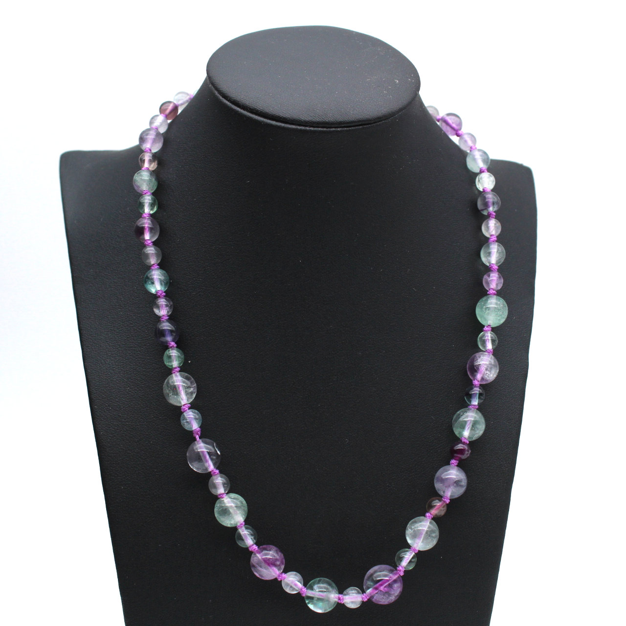 Fluoriet stenen ketting