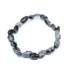 Sneeuwobsidiaan armband - 0