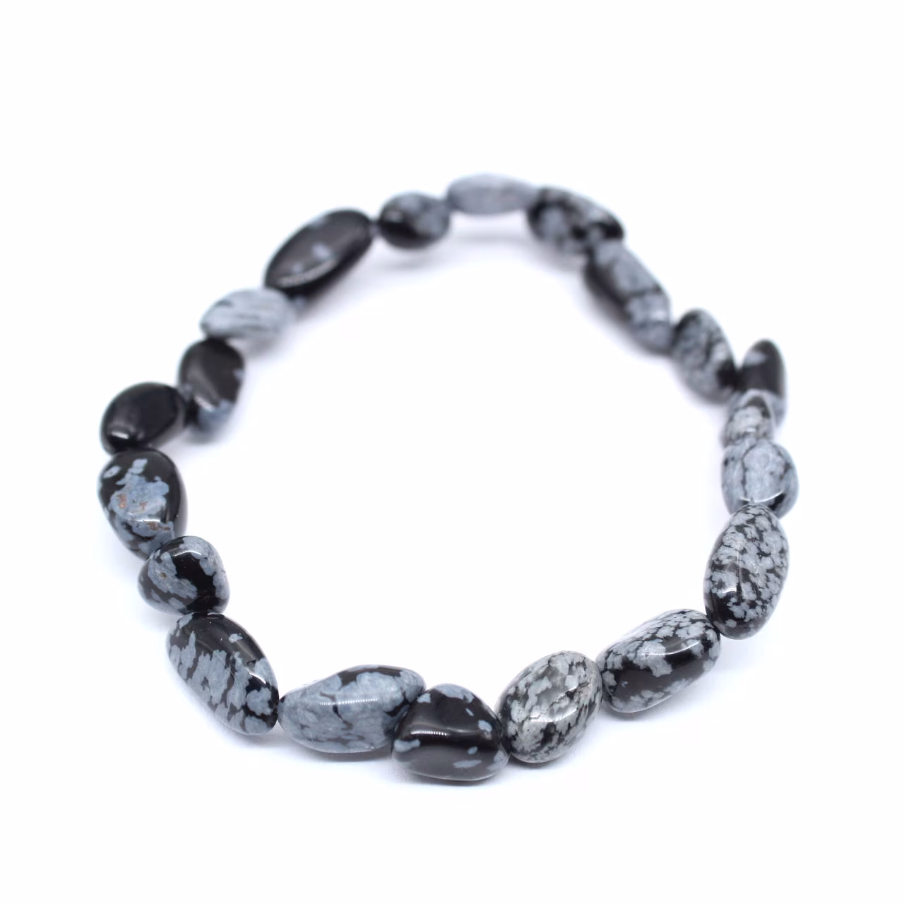 Sneeuwobsidiaan armband