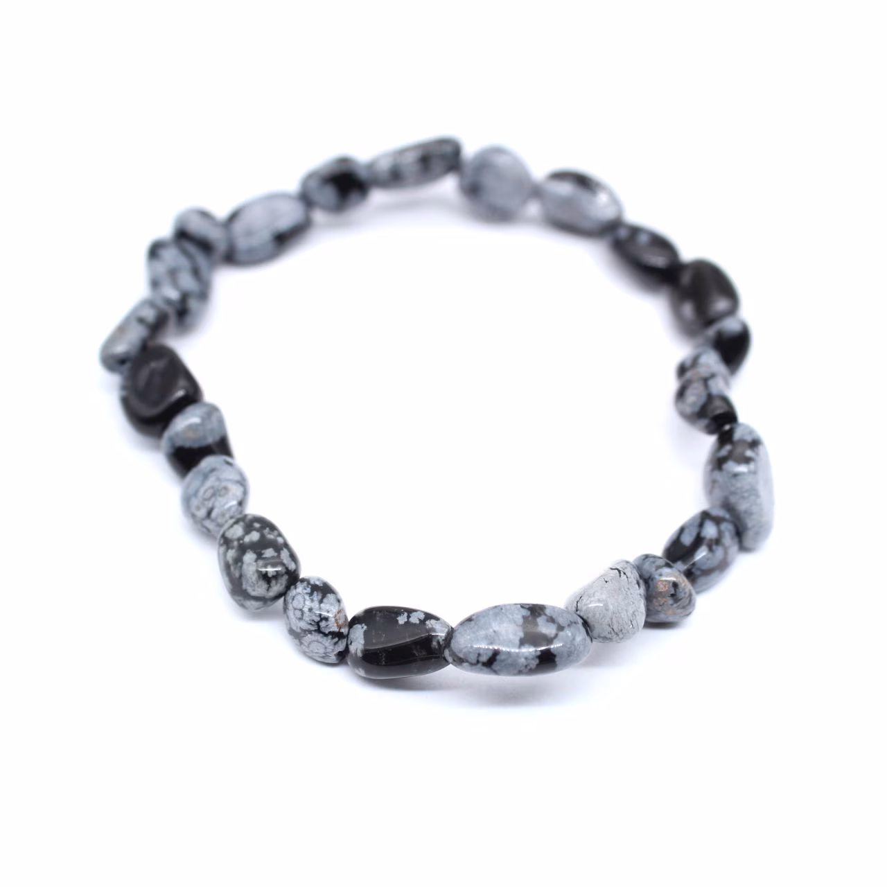 Sneeuwobsidiaan armband