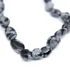 Sneeuwobsidiaan armband - 1
