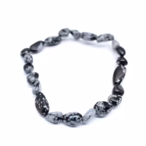 Sneeuwobsidiaan armband
