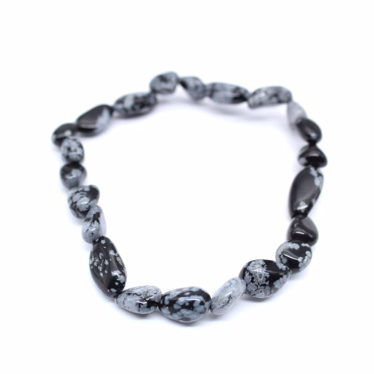Sneeuwobsidiaan armband
