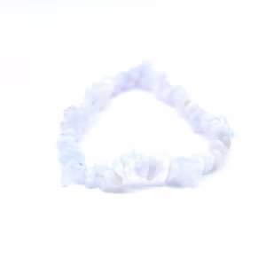 Blauwe chalcedoon armband