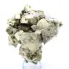 Pyriet met calciet en kwartskristallen - 0