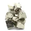 Pyriet met calciet en kwartskristallen - 0