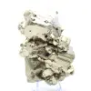 Grote pyrietkristallen met calciet - 1