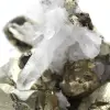 Grote pyrietkristallen met calciet - 8