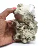 Grote pyrietkristallen met calciet - 10