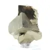 Natuurlijke pyrietkristallen op de basis - 0