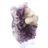 Calciet op amethist - 3