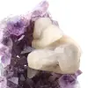 Calciet op amethist - 8
