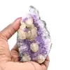 Calciet en amethist uit Brazilië - 0