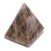 Zwarte microcline-piramide - 0