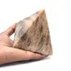 Microcline stenen piramide uit Madagaskar - 1